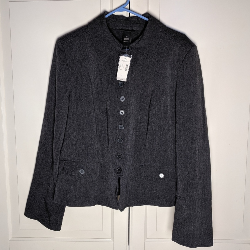 Lane Bryant NWT Plus Size Gray Jacket
